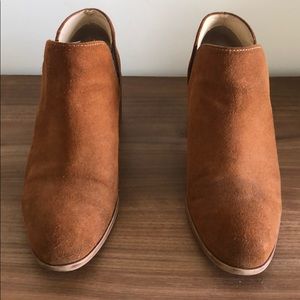 Zara Basic Collection Suede Booties